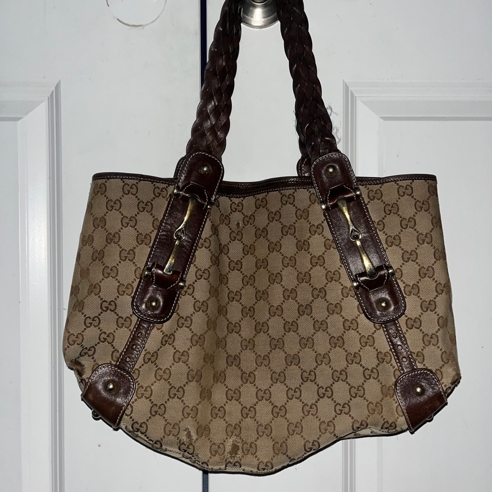 COPY - Gucci Brown Monogram Logo Purse